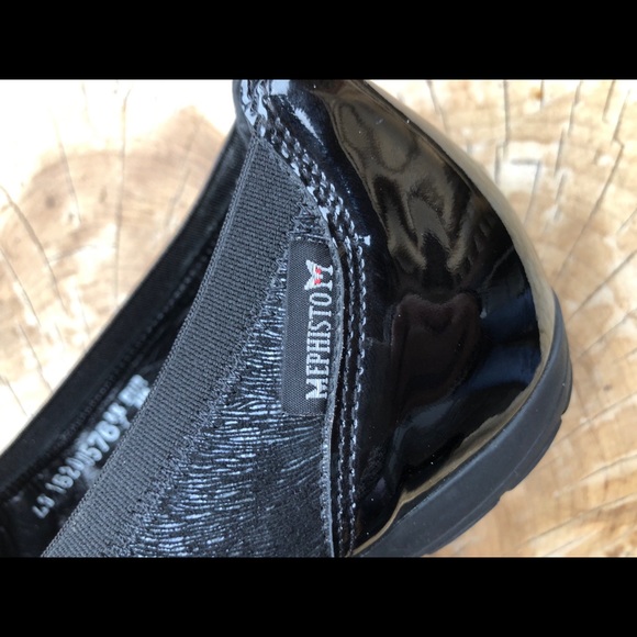 Mephisto Elettra Black Patent/Print Leather 7 M - Picture 8 of 8